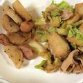 クックZ8J4H4☆'s cooksnap of when they made 大根葉とウィンナー炒め お弁当に.