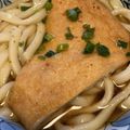 たいがちん's cooksnap of when they made ふっくらジューシー簡単お店のきつねうどん.