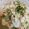 たかあけ's cooksnap of when they made カブとササミのサラダ.