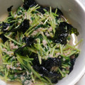クックOROVI2☆'s cooksnap of when they made 豆苗とツナの塩炒め.