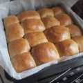 まんまるご飯's cooksnap of when they made ぽこぽこ❤ミルクティーのちぎりパン.