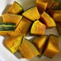 サトコン105☆'s cooksnap of when they made レンジとめんつゆ♪かぼちゃのホッコリ煮物.