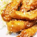 ＊ゆらちゃん＊'s cooksnap of when they made 鶏むねスティックの甘辛ごまだれ.