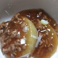 あーこ2929's cooksnap of when they made 大根ステーキ豚そぼろ餡かけ.