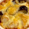 柴犬ころ's cooksnap of when they made 鶏もも肉となす★トマト缶チーズ焼き.