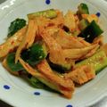 ☆まひママ☆'s cooksnap of when they made お酒が進む！鶏胸肉ときゅうりのピリ辛あえ.