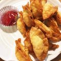 spitze's cooksnap of when they made ポテトサラダで揚げ餃子.