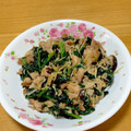 3姉妹姫ママ's cooksnap of when they made 豚肉とほうれん草のごま味噌炒め.