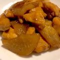 ねねこて's cooksnap of when they made 鶏むね肉と大根の照り煮.