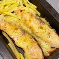 クック甘党。's cooksnap of when they made 鮭のマヨチーズグリル.