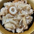 クックＦ8ＪＷ40☆'s cooksnap of when they made 大根と竹輪のあっさり！炊き込みご飯♪.