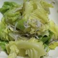 ヨシヨッシー's cooksnap of when they made キャベツとしらすのおひたし.