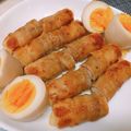 しばちゃそ's cooksnap of when they made チーズちくわの豚バラ巻き♪.