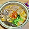 2880naaao's cooksnap of when they made 材料3つで簡単スープ味噌キムチ鍋味噌チゲ.