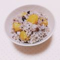 まあまま☆0403's cooksnap of when they made 栗の甘露煮de雑穀栗ごはん.