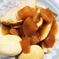 tsuyochan's cooksnap of when they made 簡単、豚モモブロックの大根煮。.