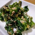 mo＊mo's cooksnap of when they made 菜の花とツナのからしマヨ和え♡.