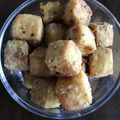 お願いひつじ's cooksnap of when they made 胡麻が香ばしいキューブ型ベイクド豆腐.