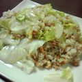 ちゅーめい's cooksnap of when they made 簡単おいしい☆鮭レタスチャーハン♪.