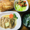 piy_cafe＊'s cooksnap of when they made おろし玉ねぎステーキ♪焼き方♪柔らかく.