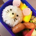 はにーくろーばー's cooksnap of when they made ちゅーちゅー♪ねずみちゃん＊キャラ弁.