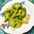 バウチャン's cooksnap of when they made ブロッコリーの茎でザーサイもどき.