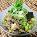 料理男子部🍻's cooksnap of when they made 豚肉、ヒラタケ＆枝豆の中華炒め.