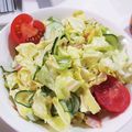 ☆はなちゃん☆☆'s cooksnap of when they made ハムとレタス・きゅうりのマヨ和え.