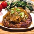 さとっこ。's cooksnap of when they made たまねぎの甘味で♪和風ハンバーグソース.