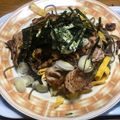 くーりんちゃん's cooksnap of when they made フライパン1個♡パリパリ瓦そば(風).