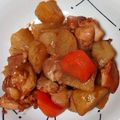 ｶｯﾊﾟ。's cooksnap of when they made 定番♪鶏肉と大根と人参の煮物.