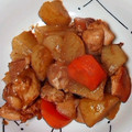 ｶｯﾊﾟ。's cooksnap of when they made 定番♪鶏肉と大根と人参の煮物.