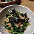 クックAUUTW0☆'s cooksnap of when they made 箸休めに！ほうれん草とえのきの磯あえ.