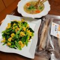 カフェドチワワ♡'s cooksnap of when they made 【農家のレシピ】小松菜と卵のバターソテー.