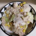 たこやききなこ's cooksnap of when they made 里芋とキャベツの挽肉サラダ.