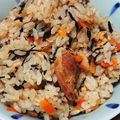 ariyuki97's cooksnap of when they made さば缶＆ひじきde炊き込みご飯.