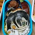 naiman's cooksnap of when they made 鬼滅の刃★ 伊黒小芭内キャラ弁.