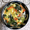 SUNMOONMOM's cooksnap of when they made ふわ卵と人参,ほうれん草のスープ‼.