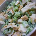 jmari's cooksnap of when they made 美味☆大根葉の茎とチクワの絶品サラダ.