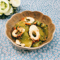 Satoco❋'s cooksnap of when they made 簡単★刺身こんにゃくとちくわのしそ和え✿.