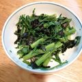 ナンキンハゼ's cooksnap of when they made 青菜（春菊）の磯辺和え.