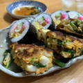 カフェ店員M子's cooksnap of when they made 海鮮チヂミ❤おろし大根ゆず仕立てタレ.