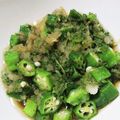 ナーちゃん's cooksnap of when they made さっぱりオクラと大葉の　おろしポン酢和え.