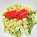ナーちゃん's cooksnap of when they made アスパラとコーンの粒マスタード和え^^♪.