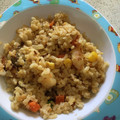 chanlisa's cooksnap of when they made アレでお店の味！！しらすとネギの海老炒飯.