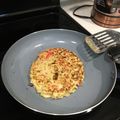 にゃんこにゃん☆'s cooksnap of when they made フライパンで豚ひき肉とキャベツお好み焼き.