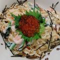 ピン★ちゃん's cooksnap of when they made 【絶品】鮭とイクラのクリームパスタ♪.