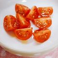 ふうはっちゃん's cooksnap of when they made 簡単☆トマトオリーブオイルがけ.