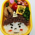 ミエリィ's cooksnap of when they made 節分 鬼のキャラ弁.