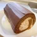 raraha's cooksnap of when they made チョコレートロールケーキホワイトデー.